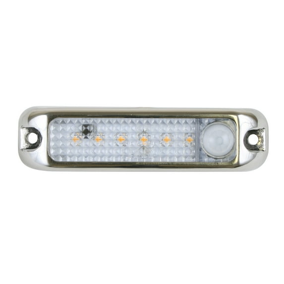 Scandvik 41746P 4 in. Locker Light with Motion Sensor for Boat- 10-30V - Stainless Steel