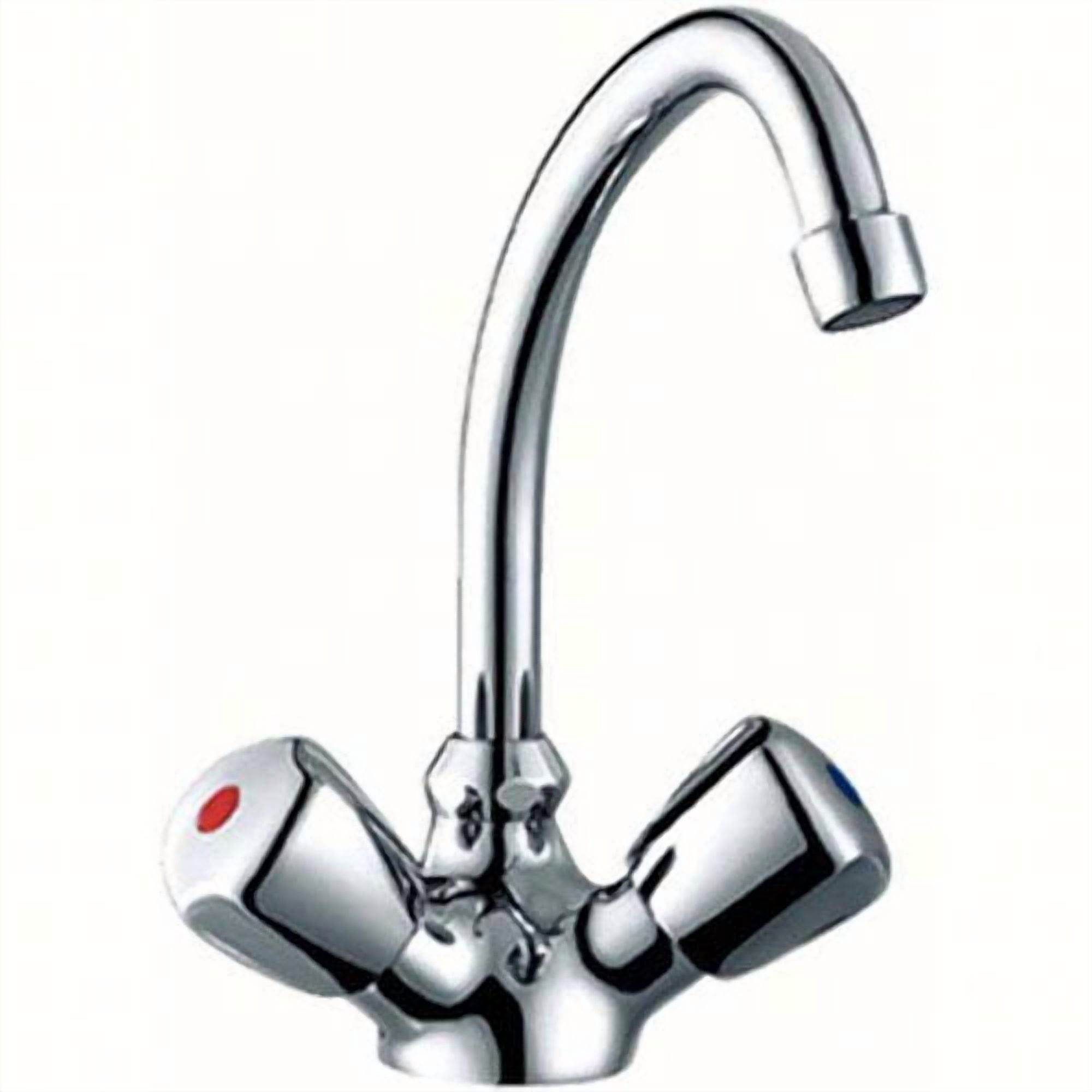 Sloop Mixer Scandvik 70002 Classic Swivel J-Spout Galley Mixer for Boat - Walmart.com