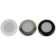 thumbnail image 1 of Scandvik A3C Downlight Kit - Warm White w/SS, White, & Black Trim Rings, 1 of 1