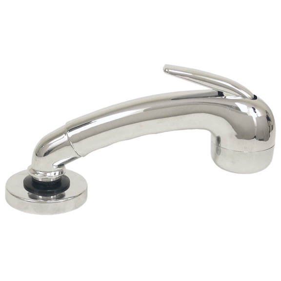 Scandvik Inc 14041 Scandvik Chrome Euro Sprayer W/6' Black Nylon Hose