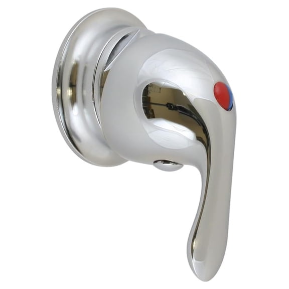 Scandvik Shower Mixer Valve - Compact Single Lever Shower Control; Thermostatic Shower Valve; Modern Bathroom Shower Valve; Easy Install; Chrome Finish