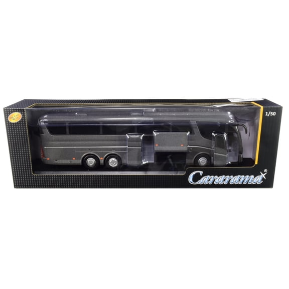 Scania Irizar Pb Bus Dark Gray Metallic 1/50 Diecast Model by Cararama