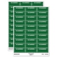 thumbnail image 1 of Scanned Blank Box for Date Signature Document Sticker Set - Dark Green - Matte Finish - 1.75" Medium, 1 of 7