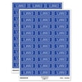 thumbnail image 1 of Scanned Double Line Border Document Sticker Set - Dark Blue - Matte Finish - 1.75" Medium, 1 of 7