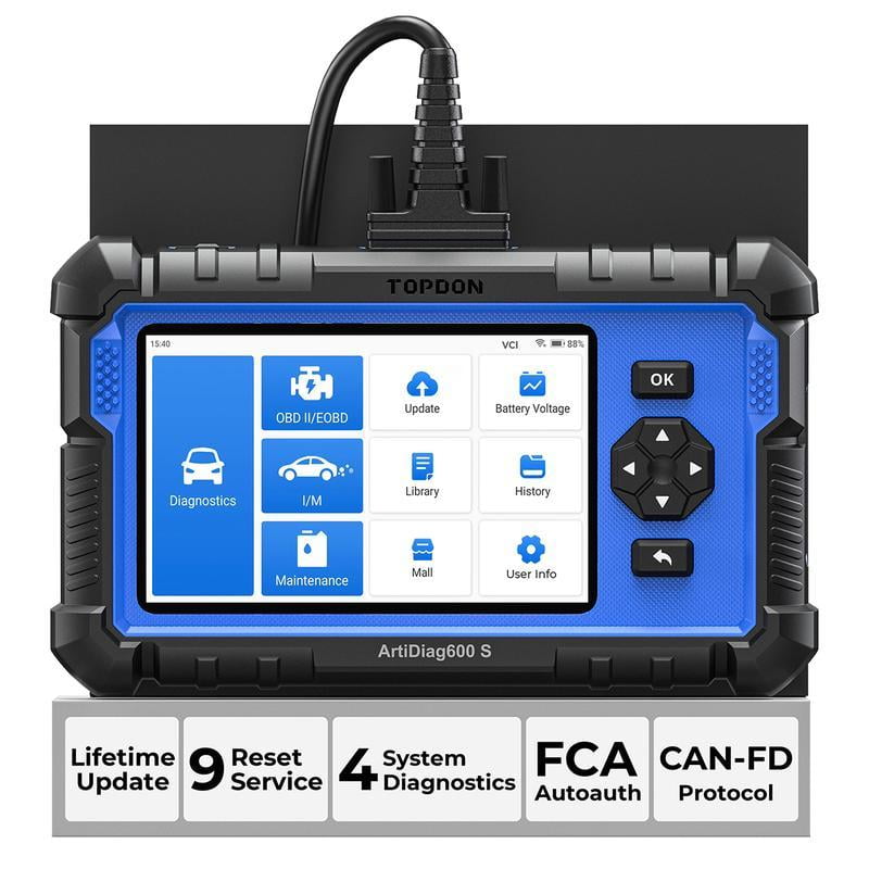 Scanner Car Diagnostic Scan Tool Maintenance ABS SRS SAS AT TPMS EPB ...