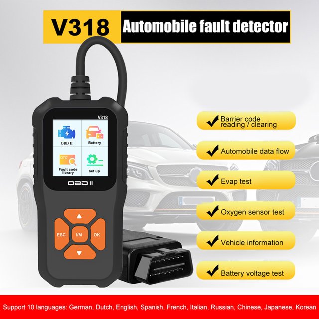 Scanner Code Reader An Engine Fault Automotive Tool For Car Obd2