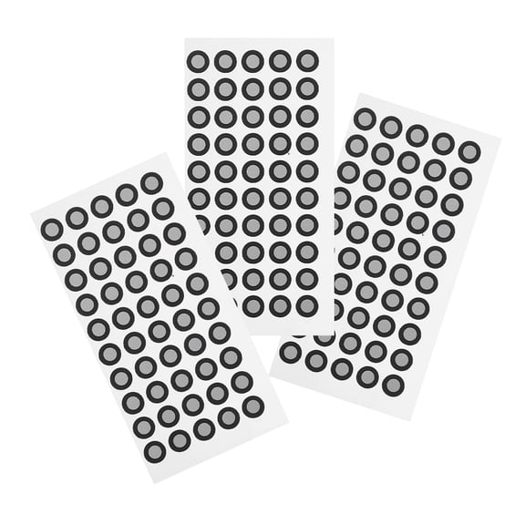 NIAIZEK Portable Reflective Markers for 3D Measurement, Black PET Material, 3 Sheets for Accurate Scanning and Mapping