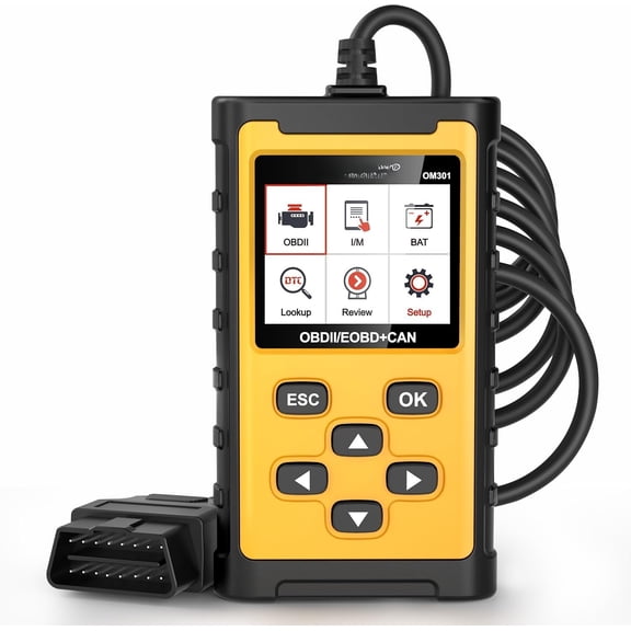 Scanner, Read&Clear Codes|  Printing|   Test| Graphic Live Data, 2025 Upgraded Check Engine Code Reader OBDII Diagnostic Tool Unviersal for 99%  from 1996