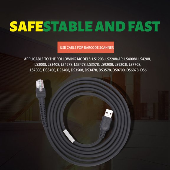 Scanner data cable barcode scanner USB port data cable