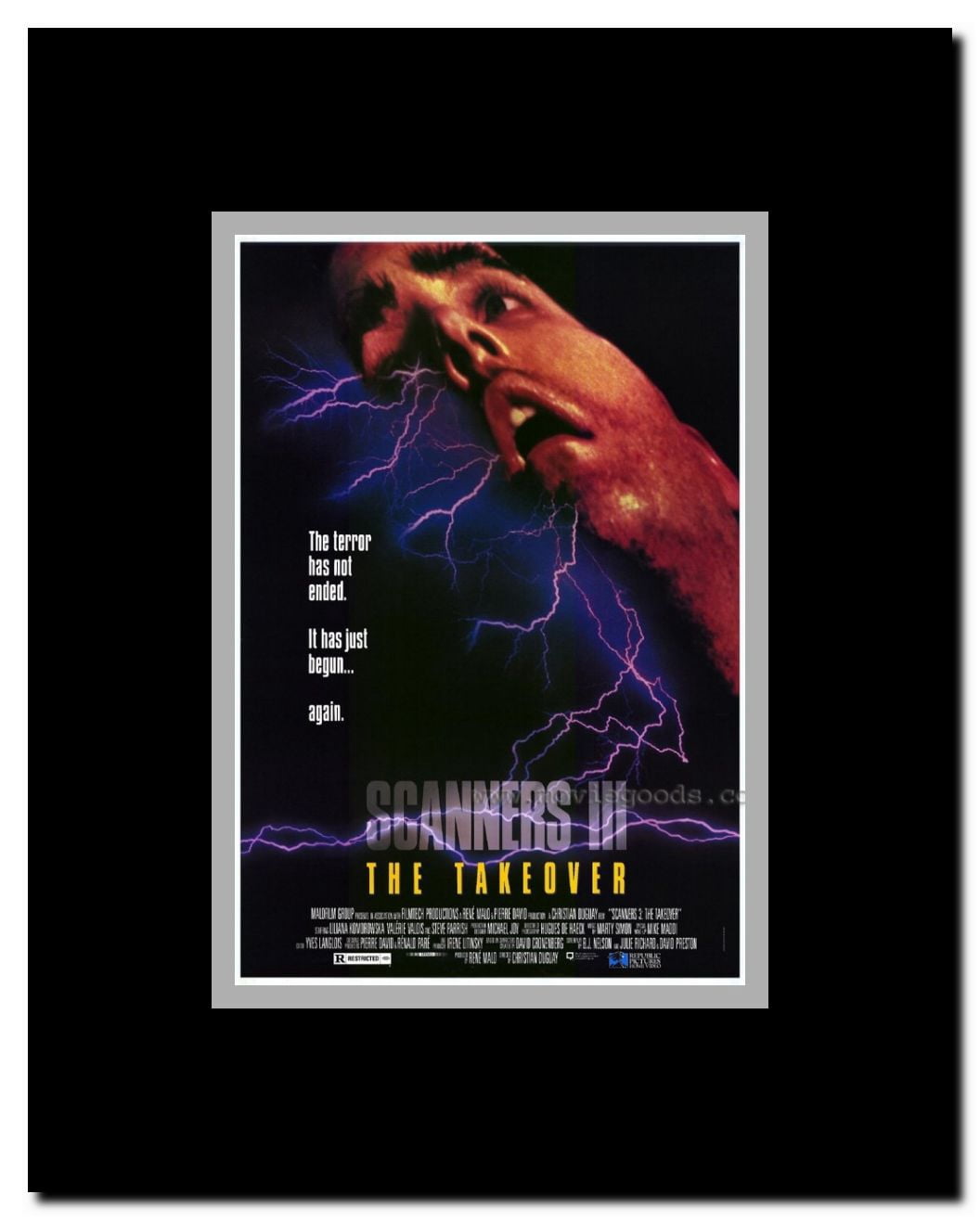 Scanners 3 Framed Movie Poster