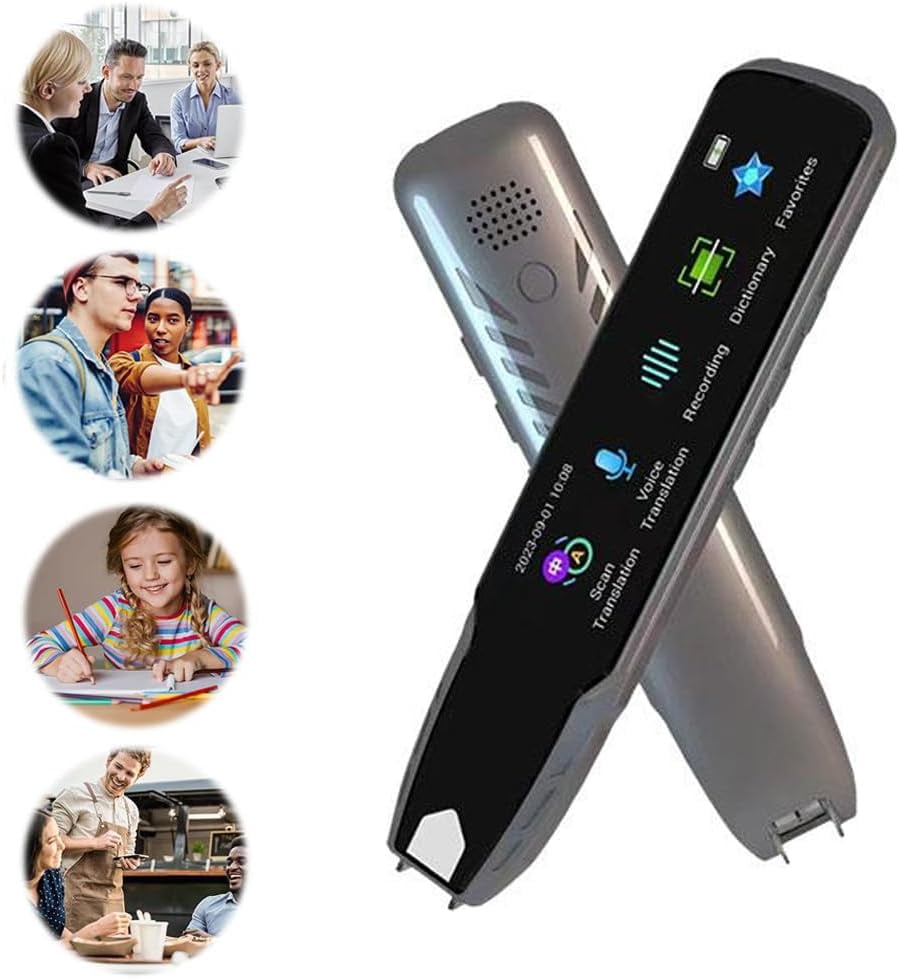 Scanning reading pen, 2024 new upgraded 134 languages translator with 3 ...
