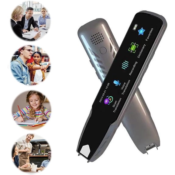 Scanning reading pen, 2024 new upgraded 134 languages ​​translator with 3.69 inch touch screen, scanning reading pen digital pen reader, wireless translation pen scanner