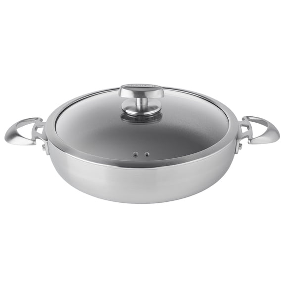 Scanpan CS+ 4-Quart Covered Chef Pan, Stainless Steel Nonstick, Induction Ready