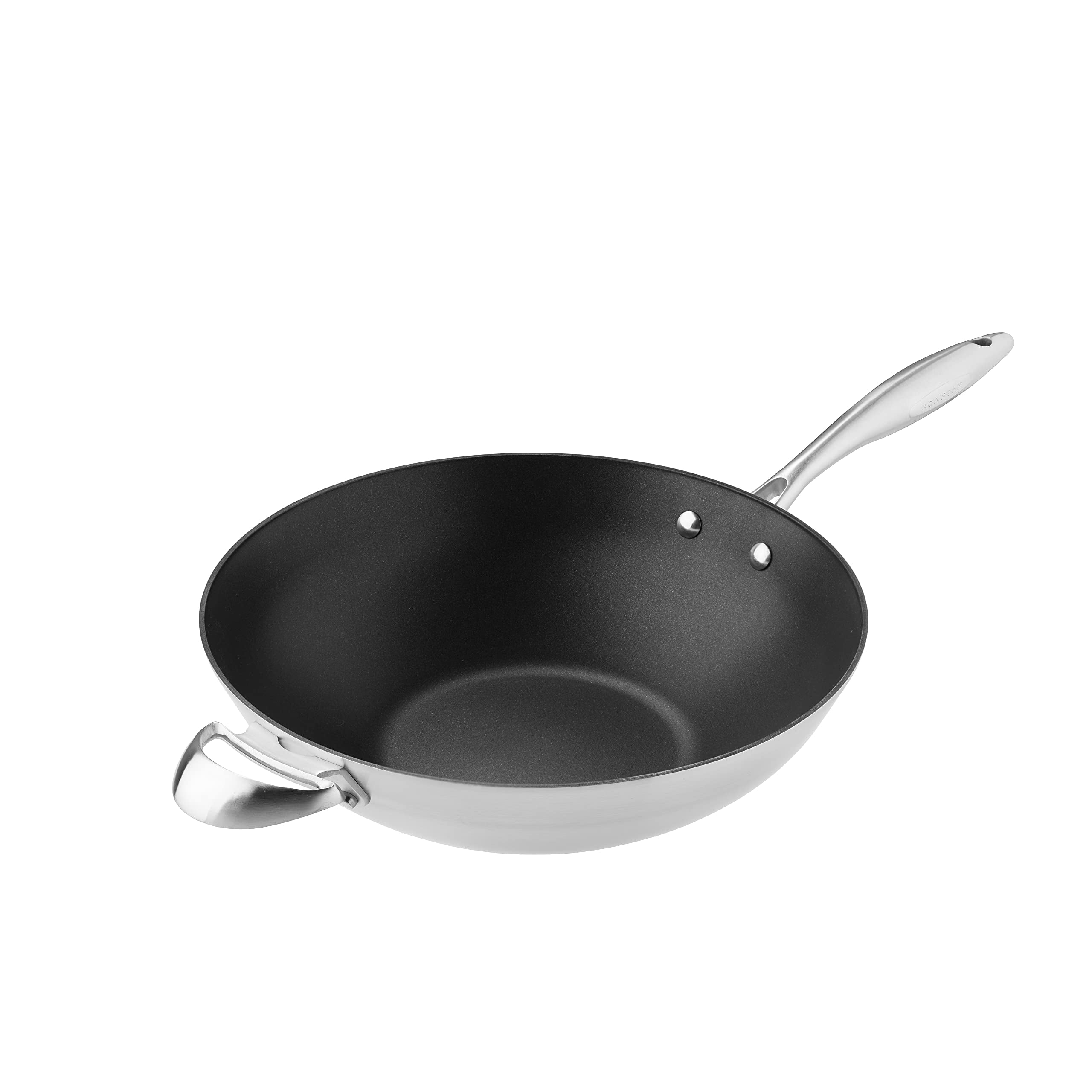 Scanpan CTX 12.5 Inch Stainless Steel Nonstick Wok