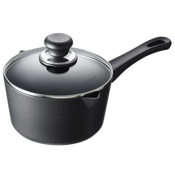 Scanpan Classic Induction Saucepan, 2 Qt, Black