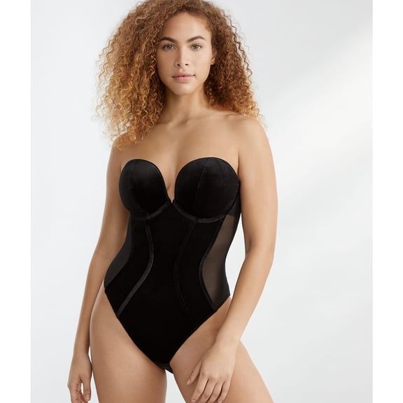 Scantilly by Curvy Kate Womens Icon Plunge Bodysuit Style-ST031704