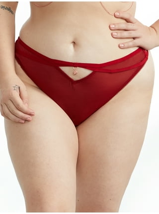 SCANTILLY BY CURVY KATE Latte/Red Submission Underwire Bra, US 30G, UK 30F,  NWOT