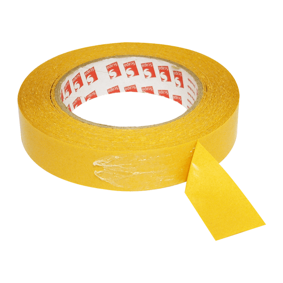 Scapa Adhesive Transfer Tape [Acid Neutral] (4450): 3/8 in. x 60 yds. (Clear Adhesive on Gold Liner)