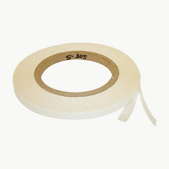 Scapa S305 Double-Sided Removable/Permanent Tape: 3/8 in x 60 yds. (Clear)