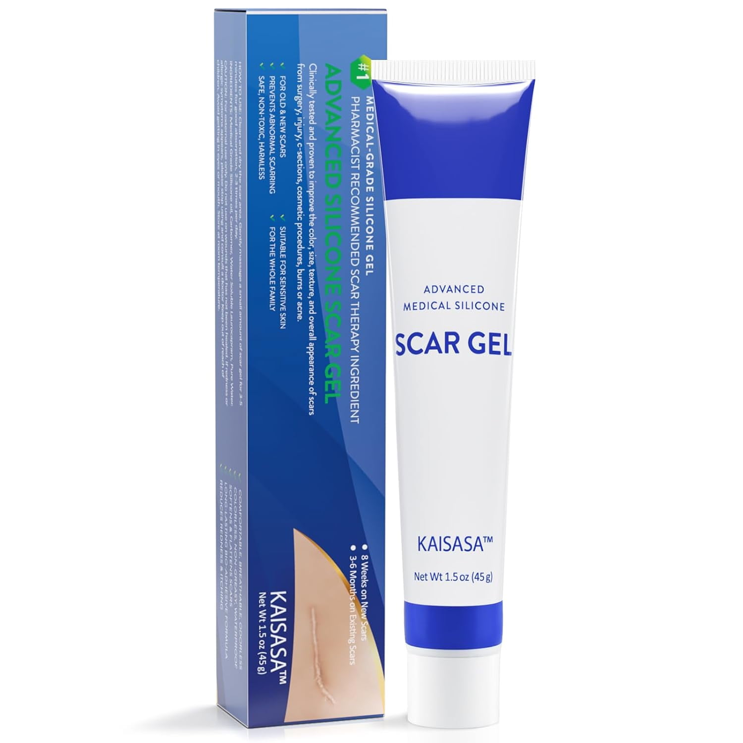 Scar Cream, Silicone Scar Gel for Old and New Scars Effective Scar