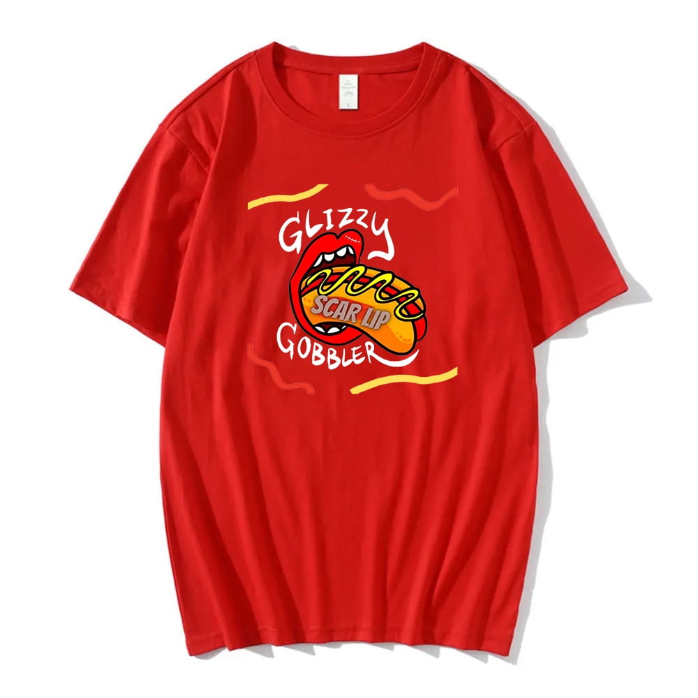 Scar Lip Glizzy Gobbler T-shirt Crewneck Short Sleeve Tee Men Women ...