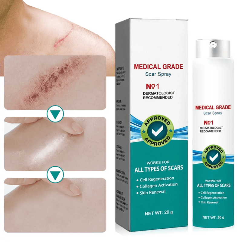 Scar Removal Professional Medical Grade Spray, Sterilization and Scar