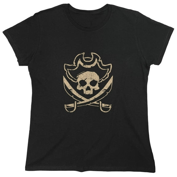 Scar Skull Sarcastic Humor Novelty Funny Women's Casual Tees