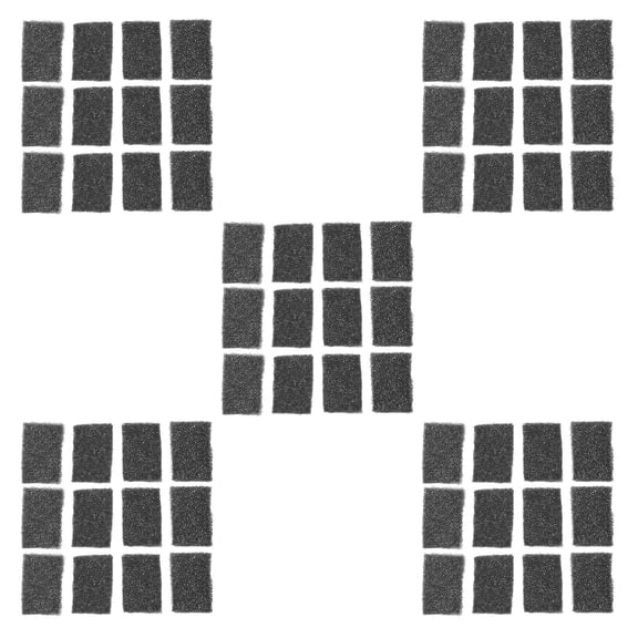 IMIKEYA Dense Black Stipple Sponge for Professional Makeup Effects 80Pcs