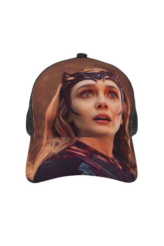 Scar-let Wit-ch Baseball Cap Trucker Hat Mesh Ball Curved Brim Snapback Hat Adjustable Classic Men Women Hat