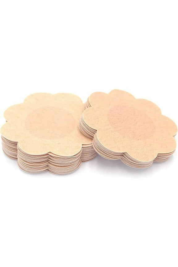 Breast Covers Nipple Cover Pasties, Disposable Nipple Covers, Bra Pad, Self-Adhesive, Pack of 50