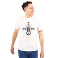thumbnail image 1 of Scarab Ankh Ancient Egyptian Symbols Plus Size Crewneck Graphic Tee Shirt Brisco Brands 2X, 1 of 4