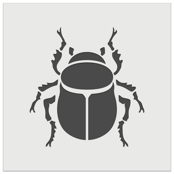 Scarab Beetle Insect Bug DIY Cookie Wall Craft Stencil - 11.5 Inch