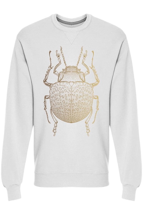 Scarab Beetle Sketch Sweatshirt Men -Image by Shutterstock, Male Large