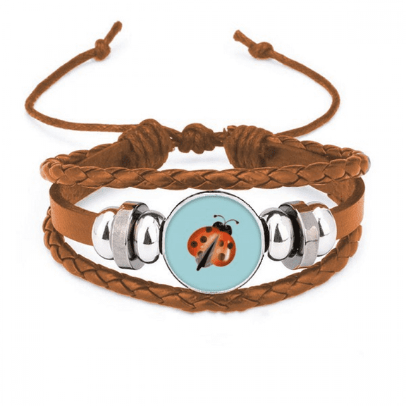 Scarab Beetle Verisilitude Pretty Bracelet Wristband Leather Jewelry Ornament
