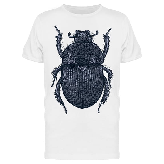Scarab Insect Drawing Tee Men's -Image by Shutterstock
