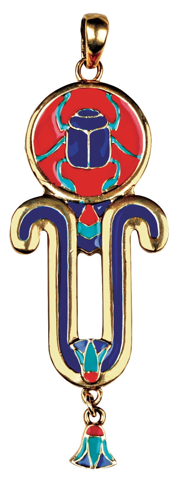 YTC SUMMIT Scarab Pendant - Collectible Medallion Necklace Accessory Jewelry