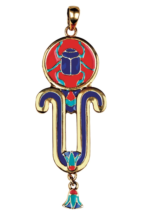 Scarab Pendant - Collectible Medallion Necklace Accessory Jewelry
