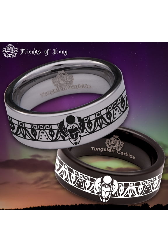 Scarab Tungsten Carbide Ring