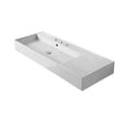 thumbnail image 1 of Nameeks Scarabeo 5121-Three Hole Scarabeo Teorema 2.0 48" Rectangular Ceramic Vessel Or, 1 of 3
