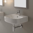 thumbnail image 1 of Nameeks Scarabeo 5507-One Hole 20" Ceramic Wall Mounted Bathroom Sink - White, 1 of 2
