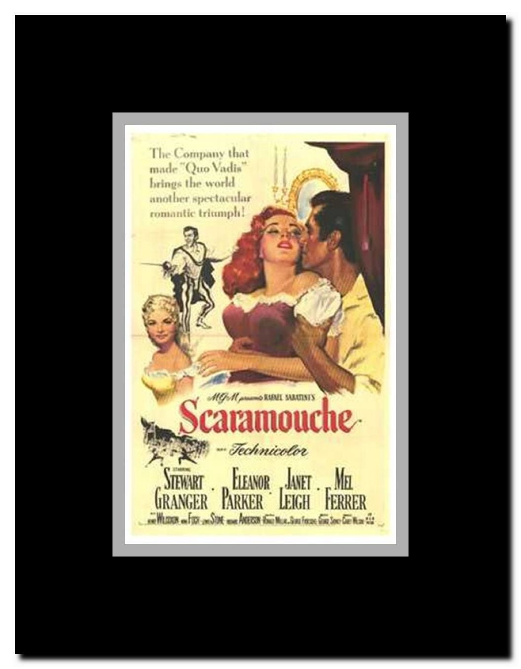 Scaramouche Framed Movie Poster