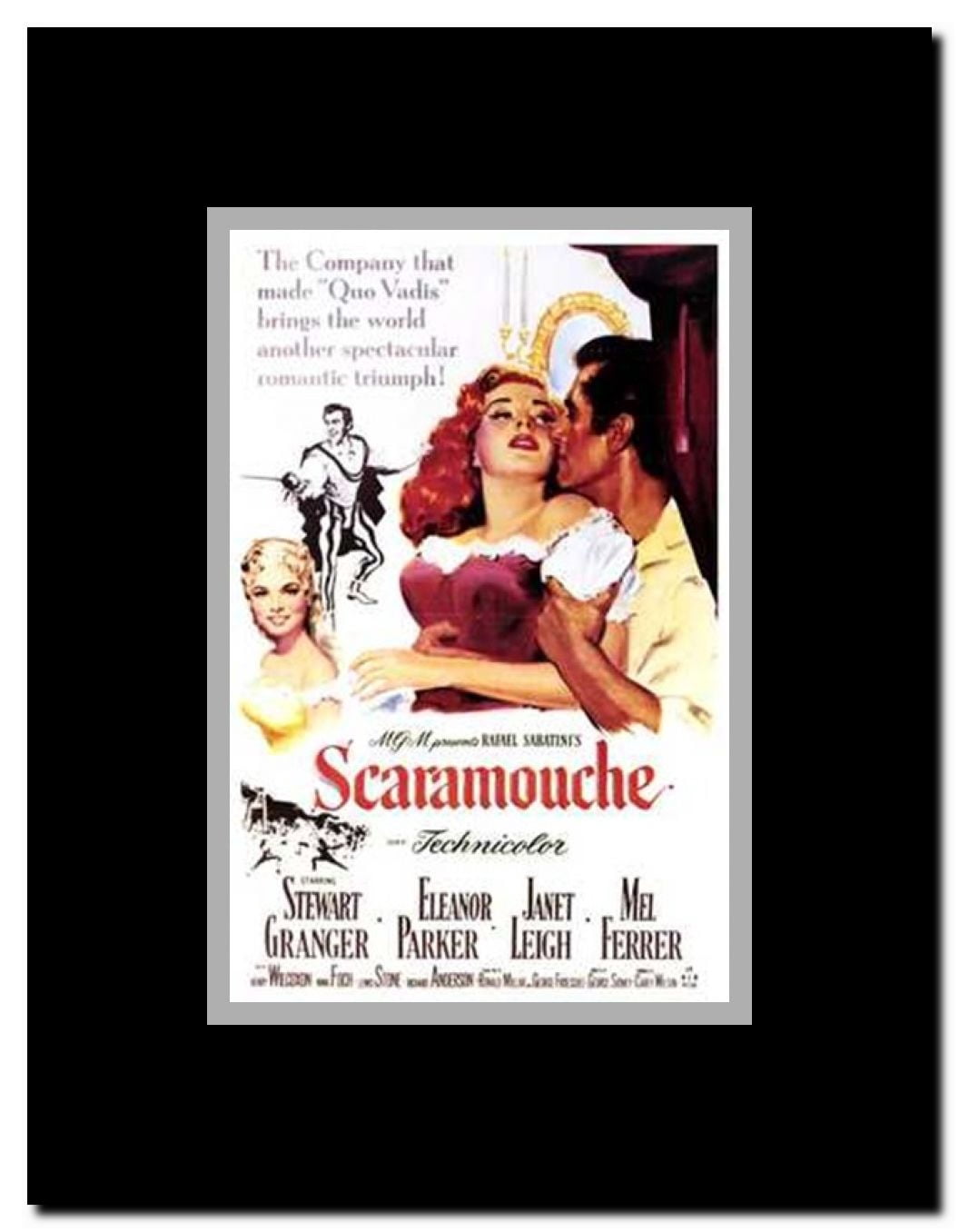 Scaramouche Framed Movie Poster