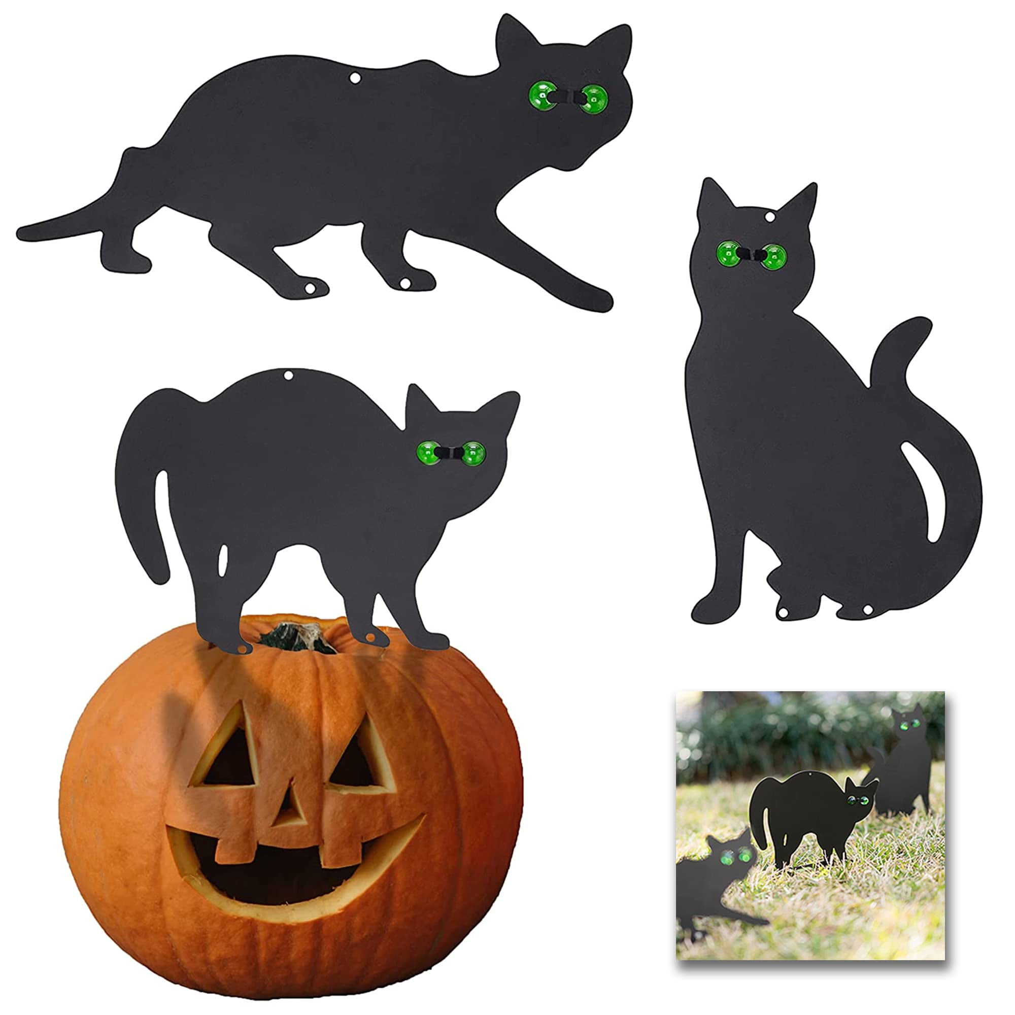 Scare Cats Black Cat Statues For Outdoor Yard Decoration Humane