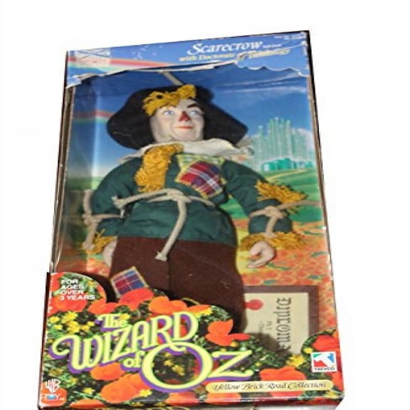 Scarecrow 15" soft doll by Trevco Yellow Brick Road Collection 1998