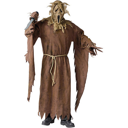 Scarecrow Ghost Face Adult Halloween Costume - Walmart.com