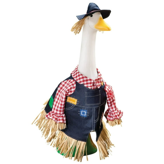 Gaggleville Scarecrow Goose Outfit, Fits Large 23" H Statue by Fox Valley Traders