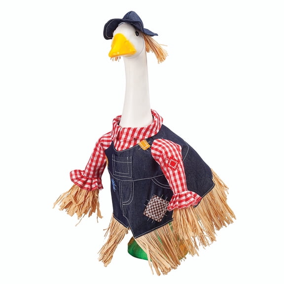Gaggleville Scarecrow Goose Outfit, Fits Large 23" H Statue by Fox Valley Traders