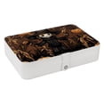 thumbnail image 1 of Scarecrow PU Leather Jewelry Display Organizer Box with Removable Compartment, Portable Jewelry Organizer, 1 of 6