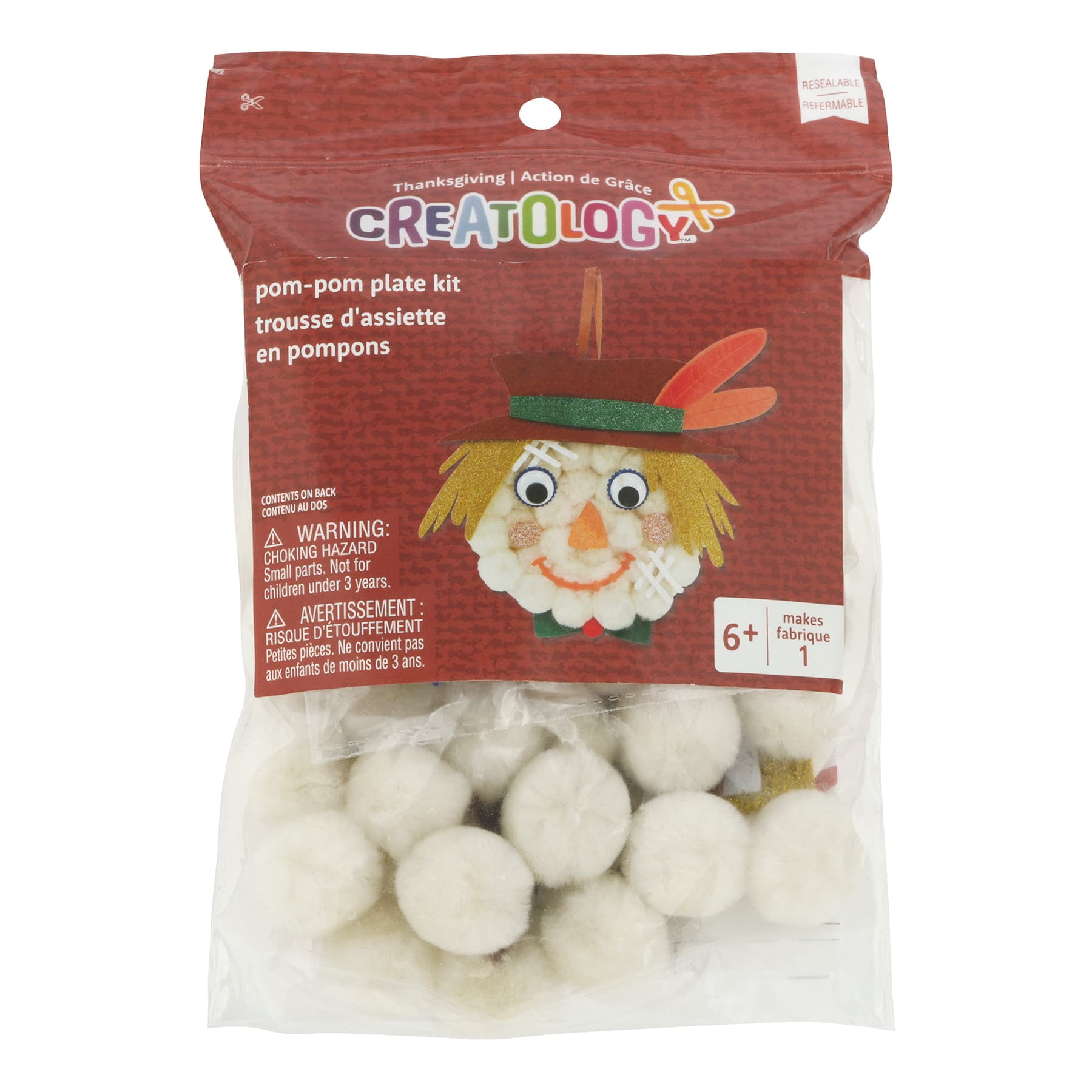 Scarecrow PomPom Plate Kit by Creatology™
