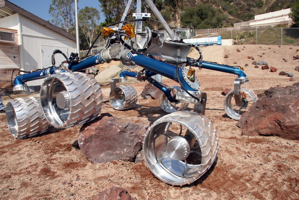 Scarecrow a mobility-testing model for Mars Science Laboratory Canvas Art - Stocktrek Images (34 x 23)